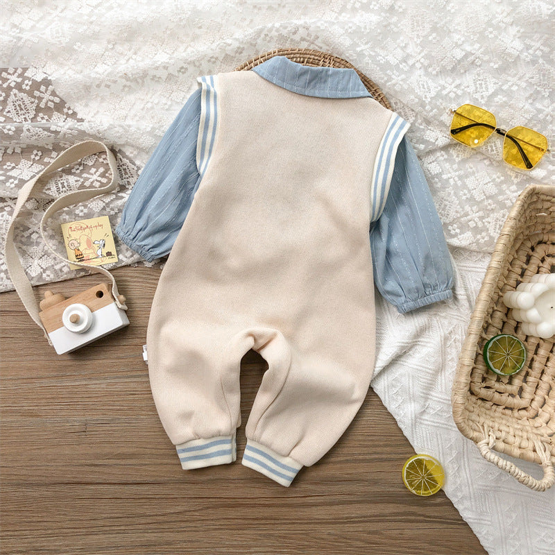 Korean Style Long Sleeve Jumpsuit - Little OneSie