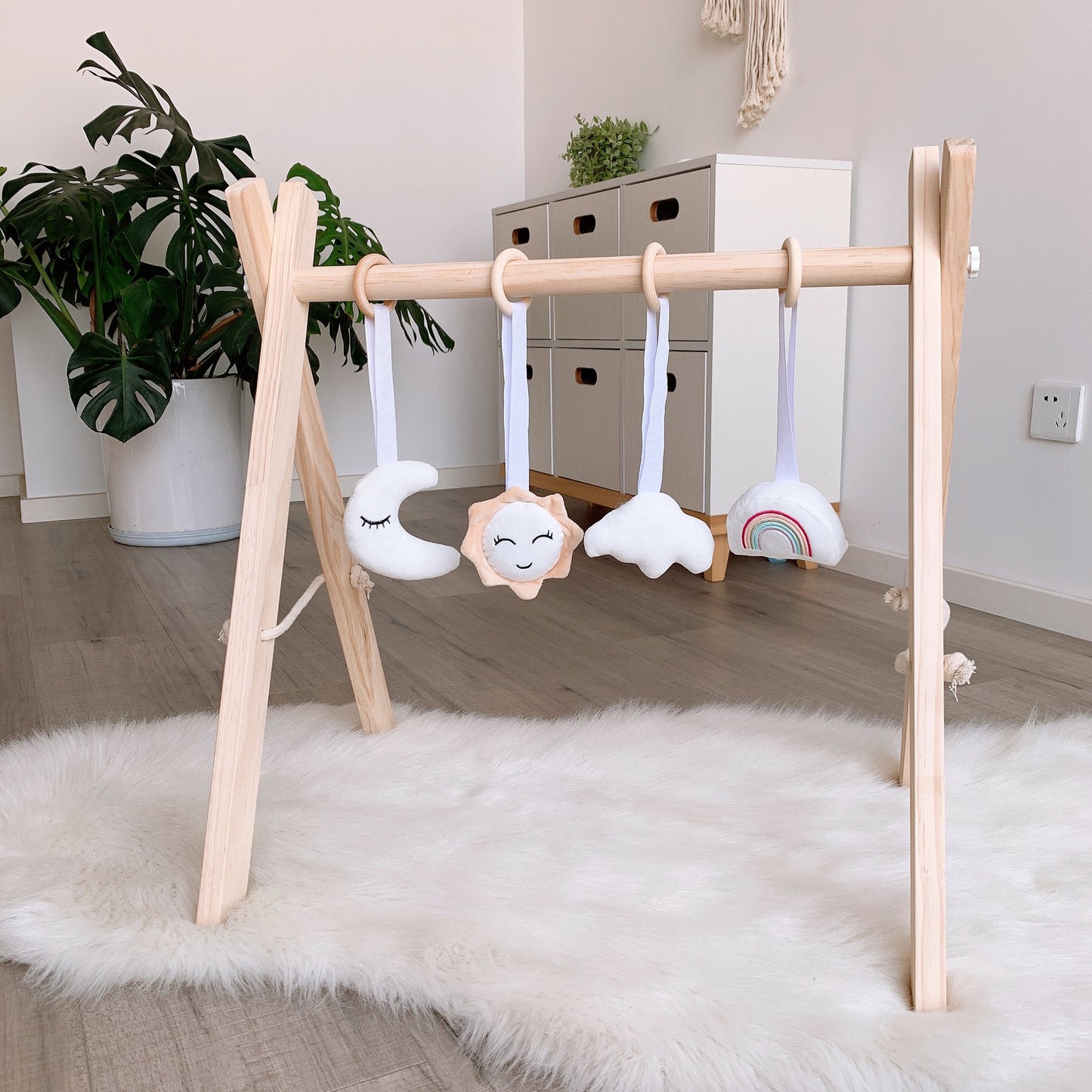 Nordic Wooden Baby Gym