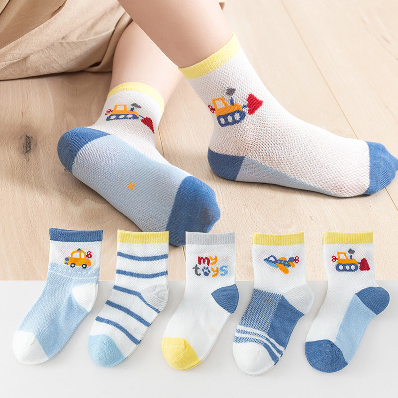 Cute Summer Kids Cotton Socks