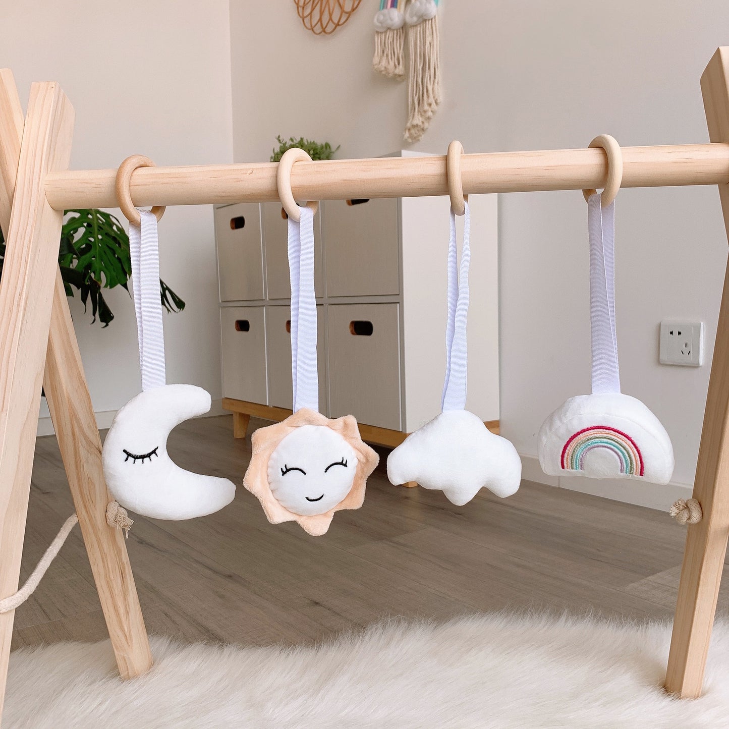 Nordic Wooden Baby Gym