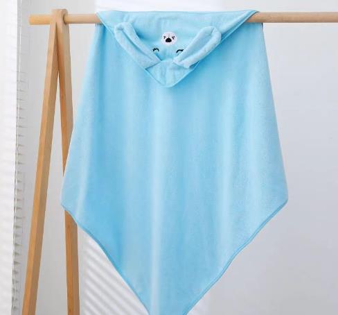 Little Onesie Coral Fleece Cartoon Cape