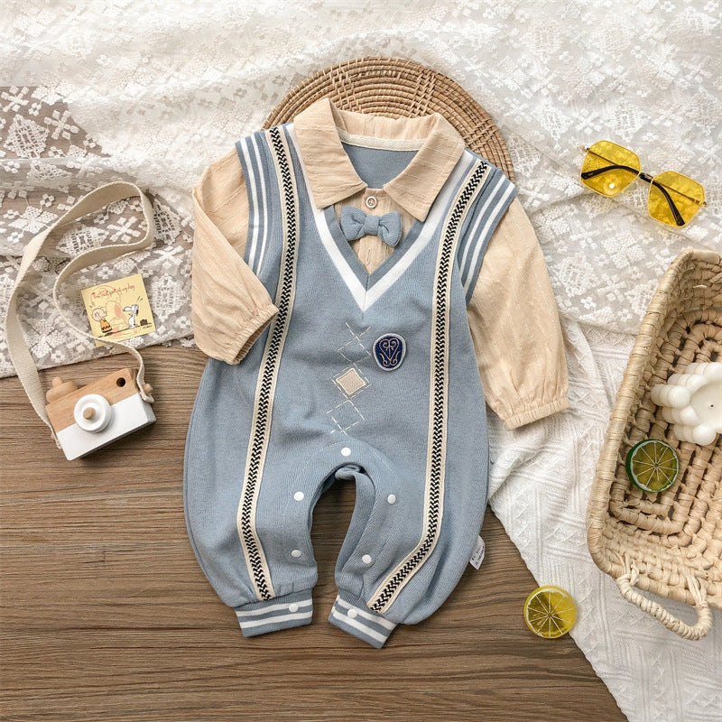 Korean Style Long Sleeve Jumpsuit - Little OneSie