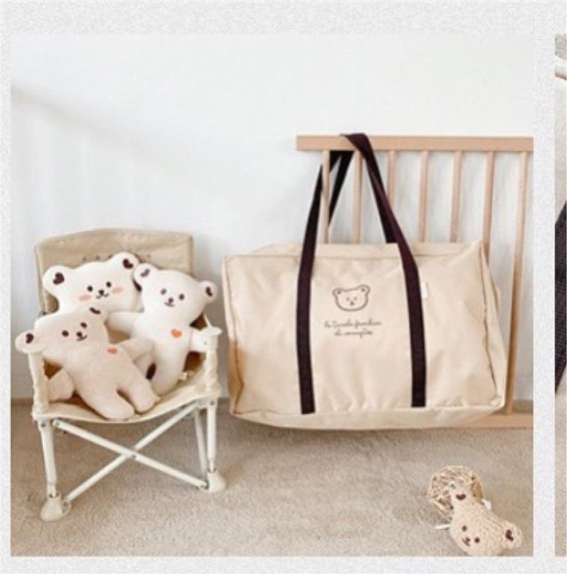 Korean Bear Quilt Storage Bag