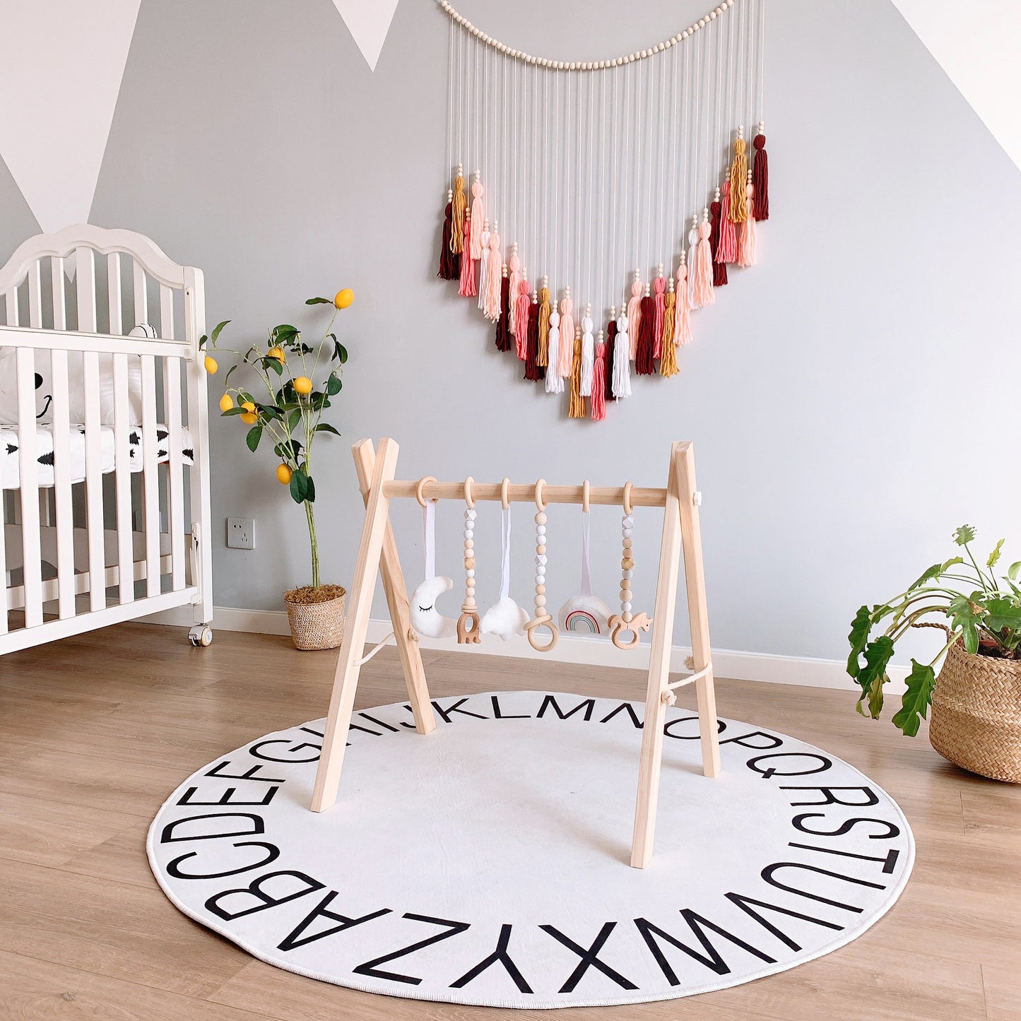 Nordic Wooden Baby Gym