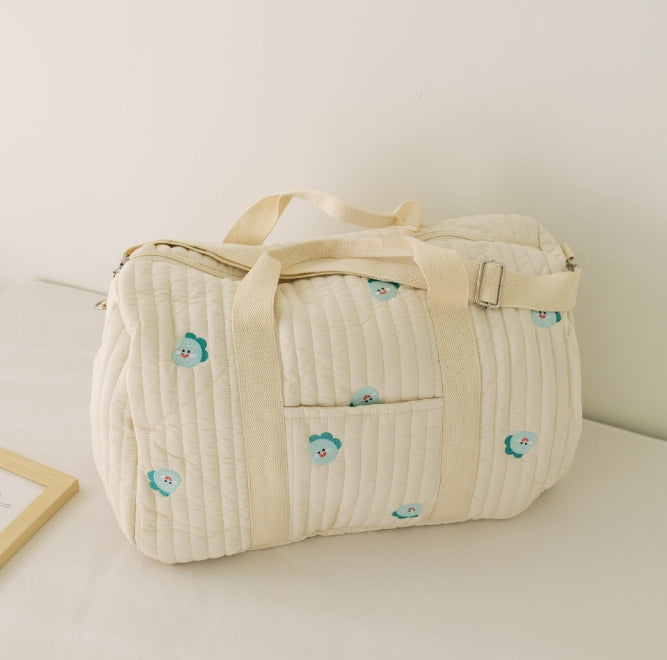 Embroidered Travel Duffel Mommy Bag