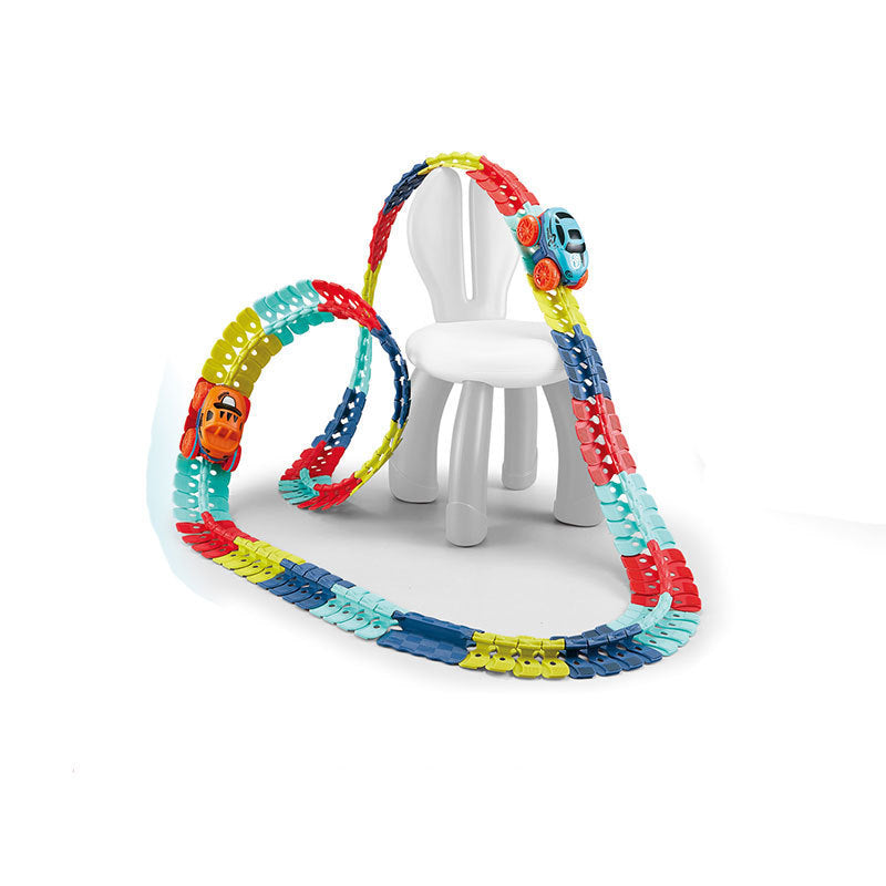 Flexible Car Track Toy with Lights