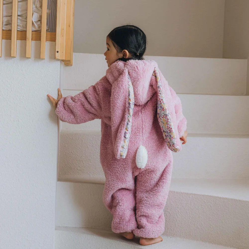 Baby Rabbit Hooded Romper