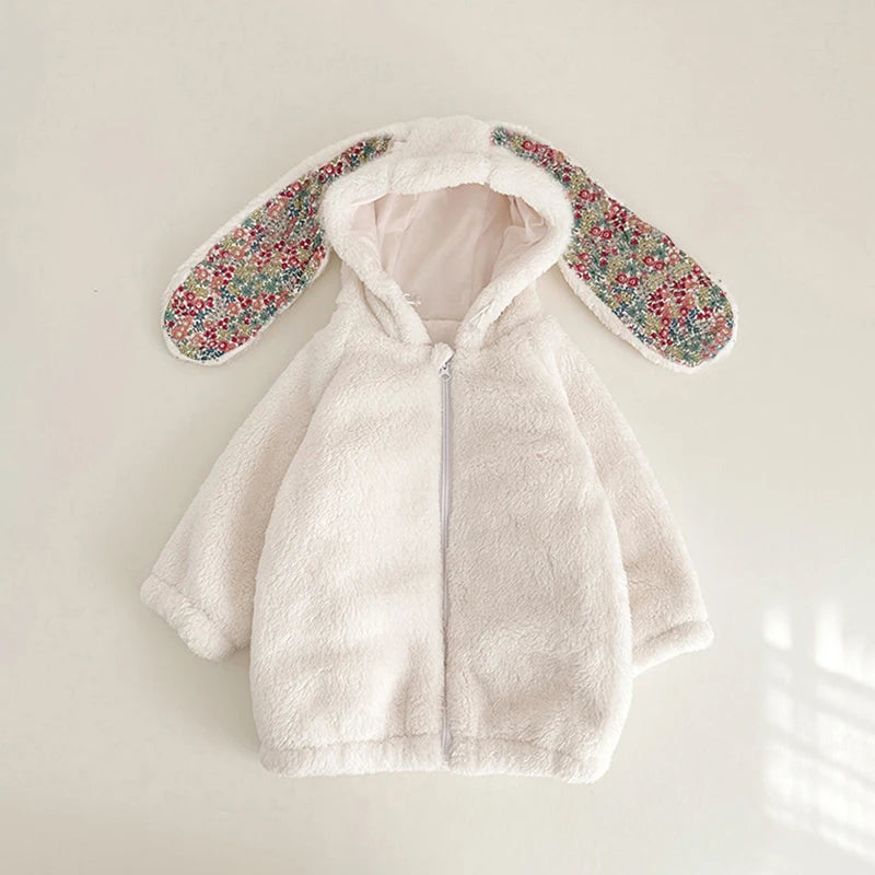 Baby Rabbit Hooded Romper