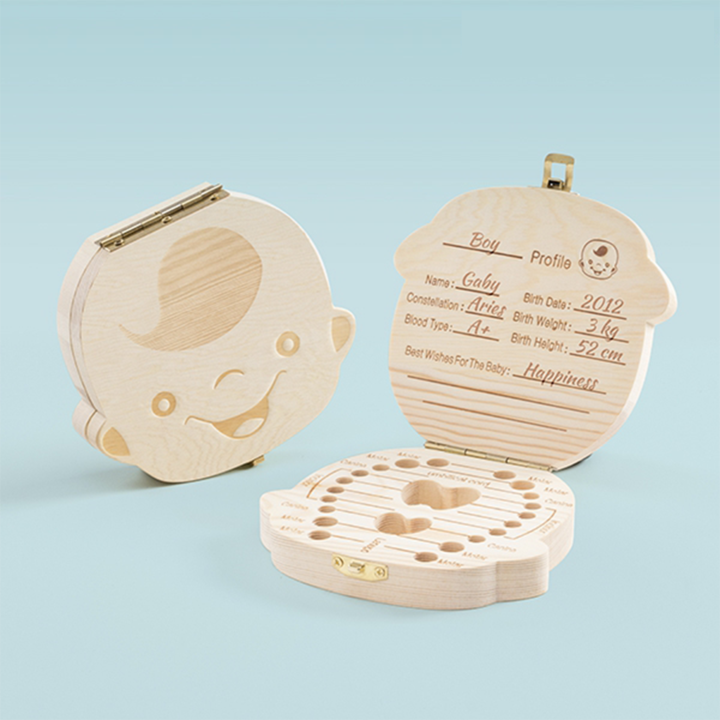 Baby Wooden Teeth Organizer - Little OneSie