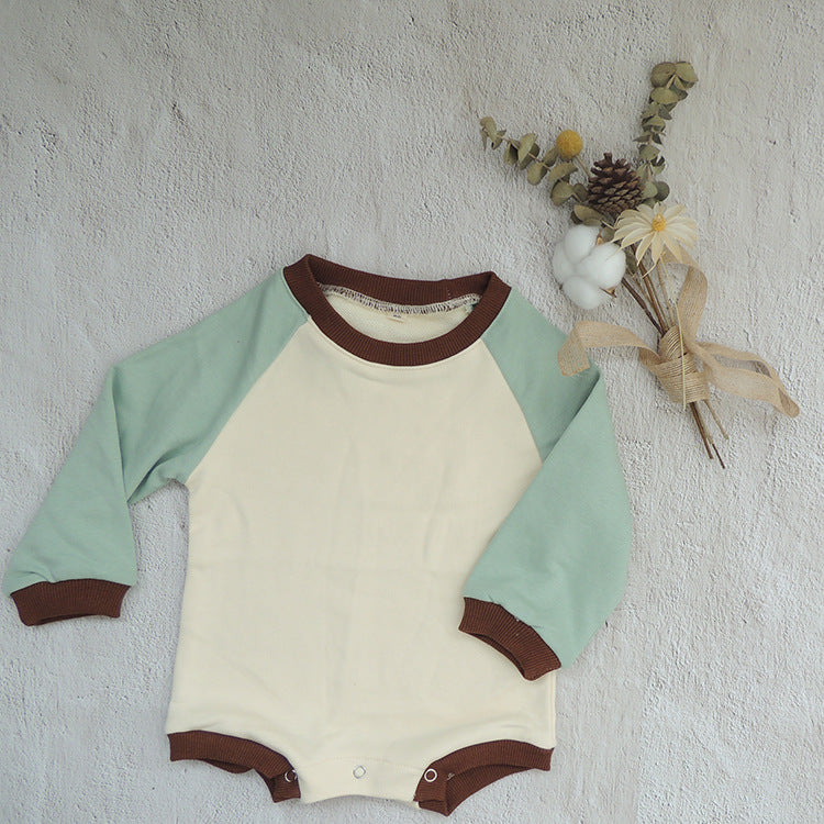 Small Sweater Triangle Climbing Jumpsuit - Little OneSie