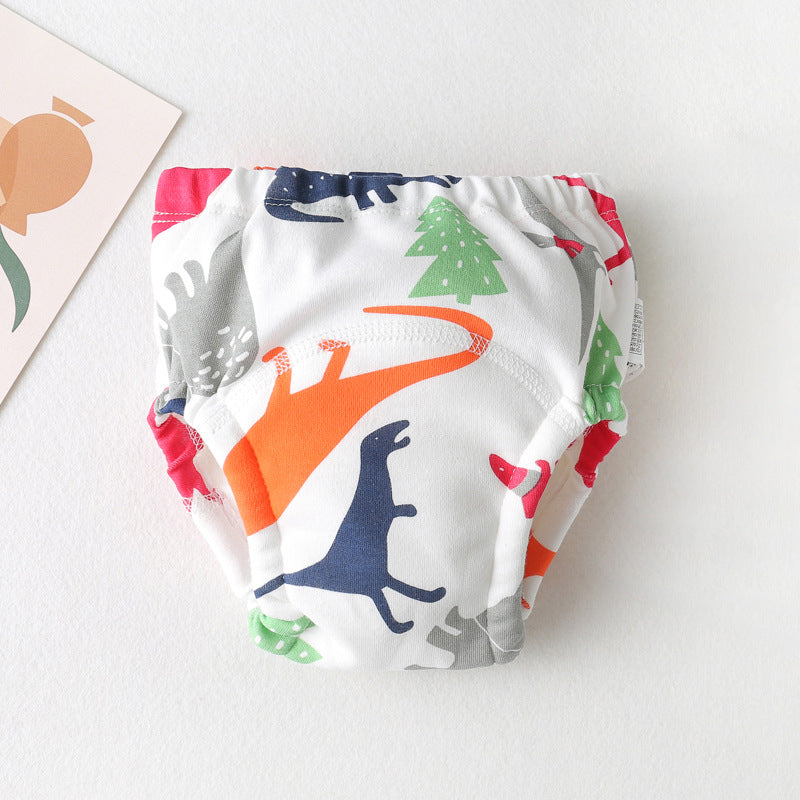 Cute Reusable Cotton waterproof Baby Diapers