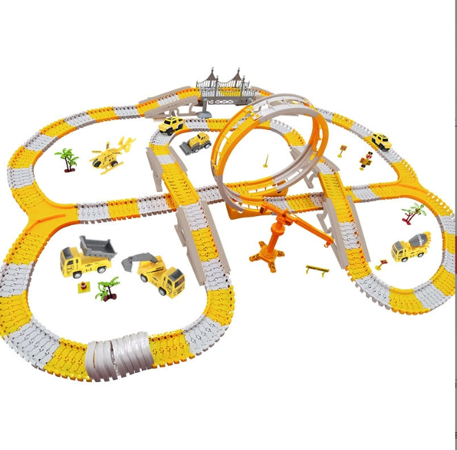 Electric Rail Car Puzzle Toy