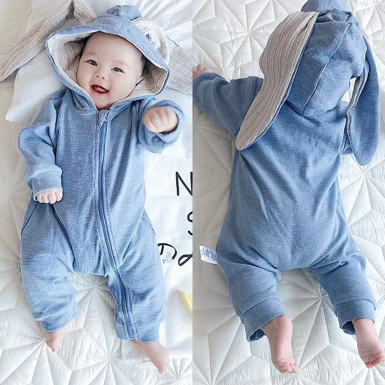 Baby Romper: 100% Cotton Jumpsuit - Little OneSie