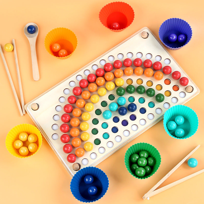 Montessori Wooden Peg Board