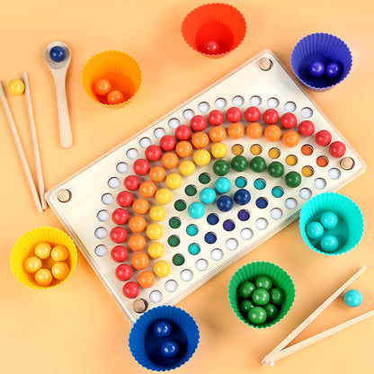 Montessori Wooden Peg Board