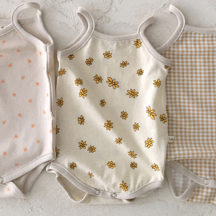 Korean-Style Soft Newborn Sling Romper & Vest - Little OneSie