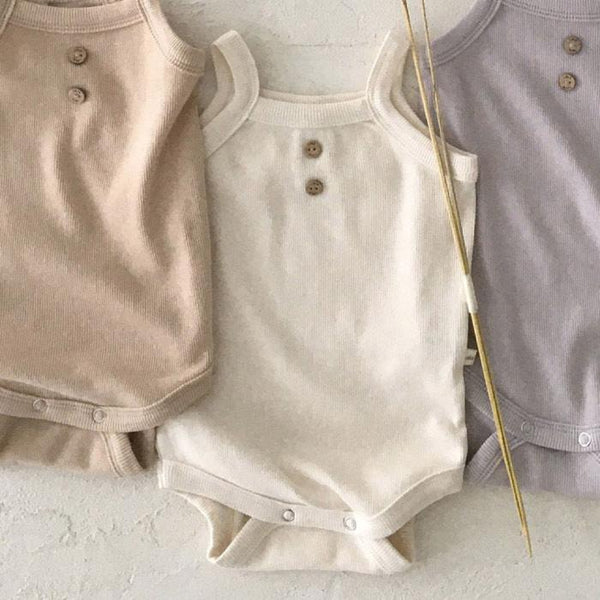 Korean-Style Soft Newborn Sling Romper & Vest - Little OneSie