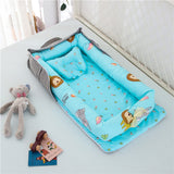 Foldable Cotton Portable Newborn Crib - Little OneSie