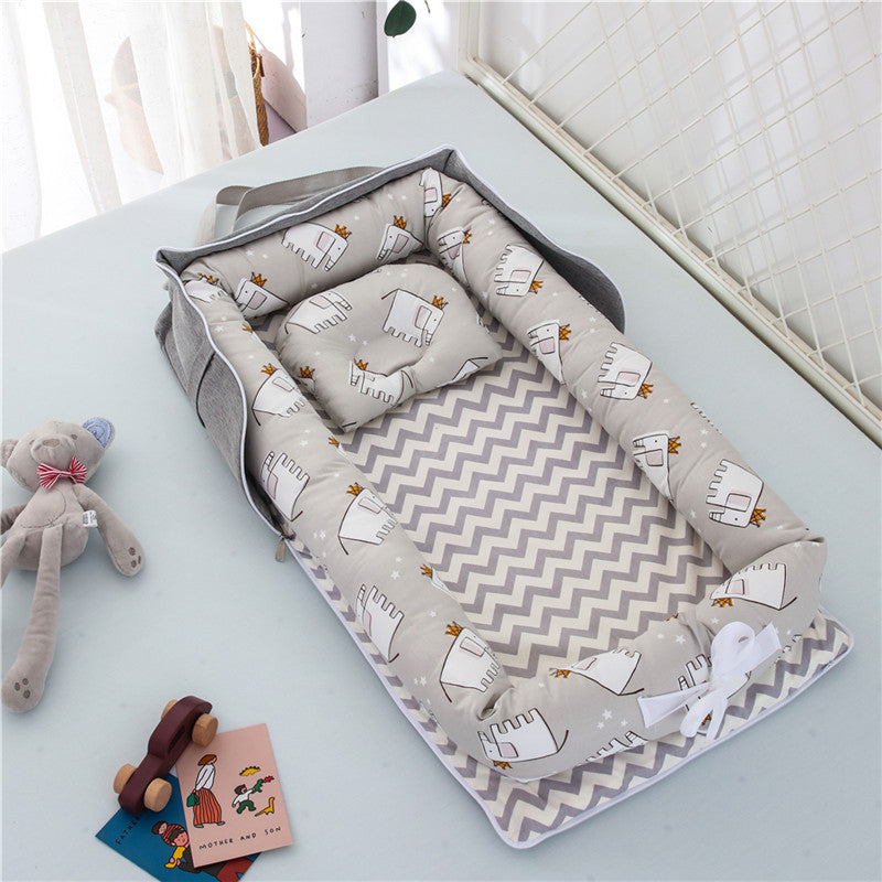 Foldable Cotton Portable Newborn Crib - Little OneSie