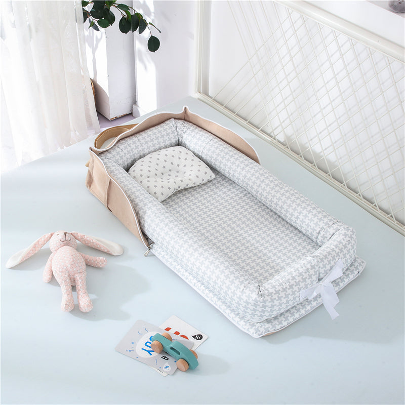 Foldable Cotton Portable Newborn Crib - Little OneSie