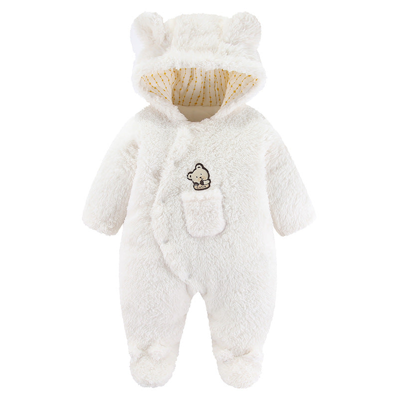 Little Onesie Baby Winter fleece Jumpsuit