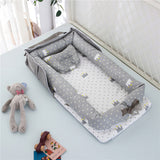 Foldable Cotton Portable Newborn Crib - Little OneSie