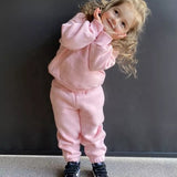 Little Onesie Korean Winter Fleece Clothing Set