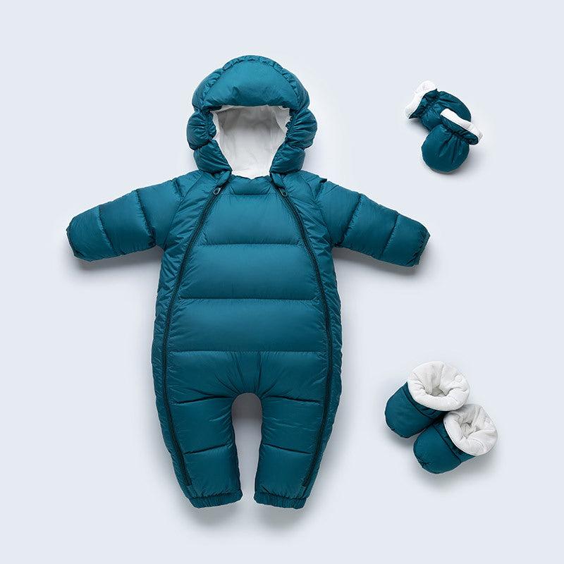 Little Onesie Baby Down Jacket Jumpsuit