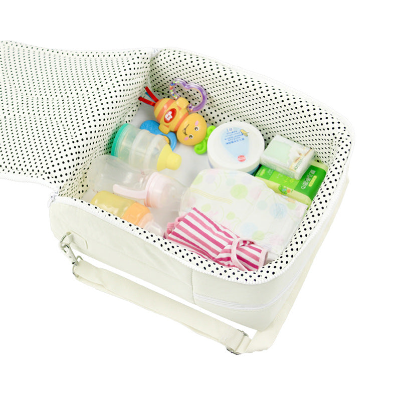 2-in-1 Custom Mommy Bag & Portable Baby Bed - Little OneSie