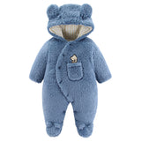 Little Onesie Baby Winter fleece Jumpsuit