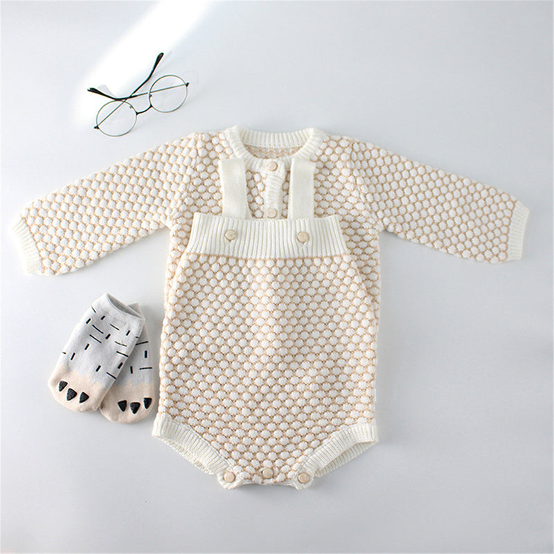 Sweet Baby Cardigan Jacket & Romper - 100% Cotton - Little OneSie