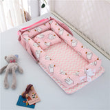 Foldable Cotton Portable Newborn Crib - Little OneSie