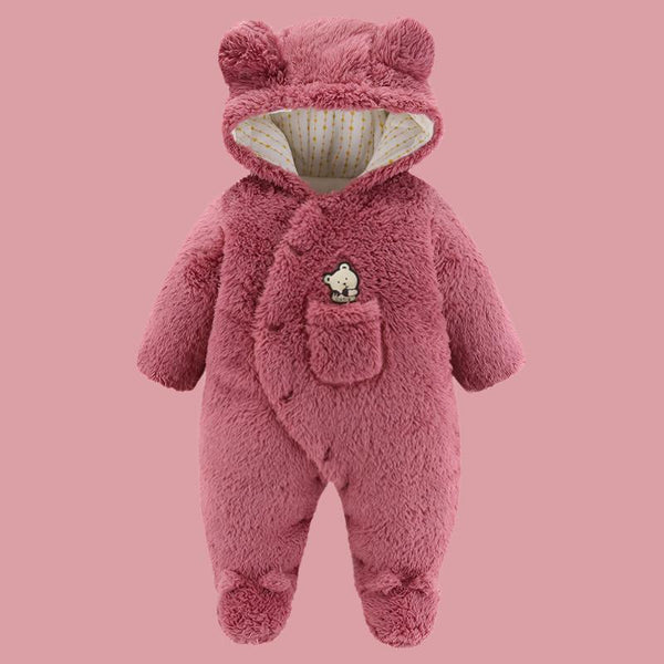 Little Onesie Baby Winter fleece Jumpsuit