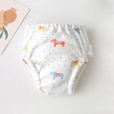 Cute Reusable Cotton waterproof Baby Diapers