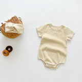 Little Onesie Cotton Striped Jumpsuit