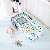 Foldable Cotton Portable Newborn Crib - Little OneSie