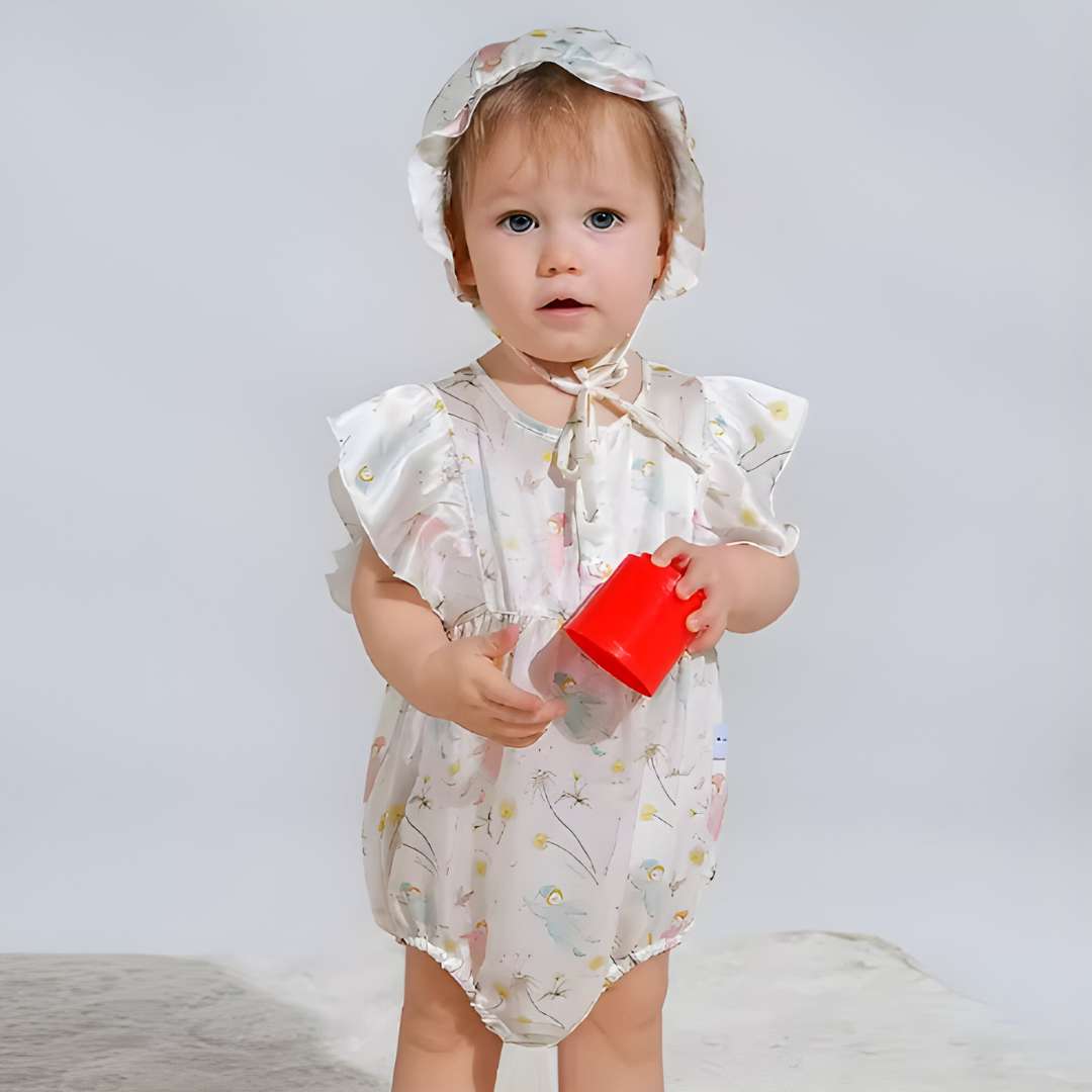 100% Mulberry Silk Baby Jumpsuit