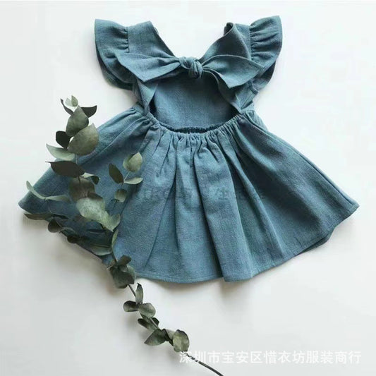 Little Onesie Cotton Linen Summer Dress