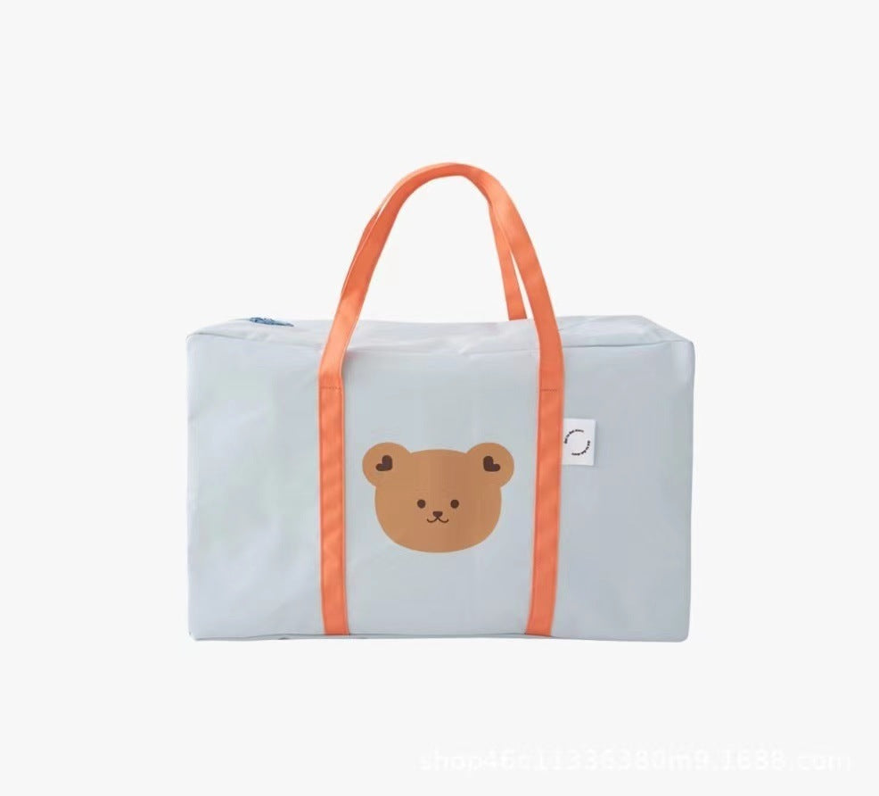 Korean Bear Quilt Storage Bag