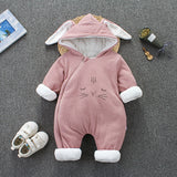 Cute Baby Bodysuit: Warm Cotton Romper - Little OneSie