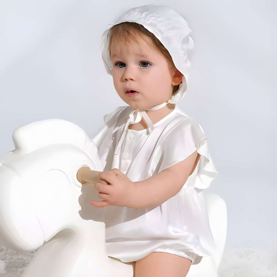 100% Mulberry Silk Baby Jumpsuit