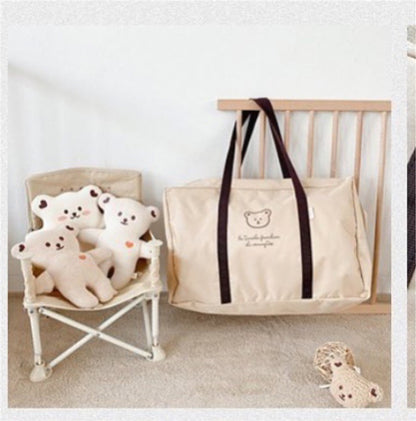 Korean Bear Quilt Storage Bag