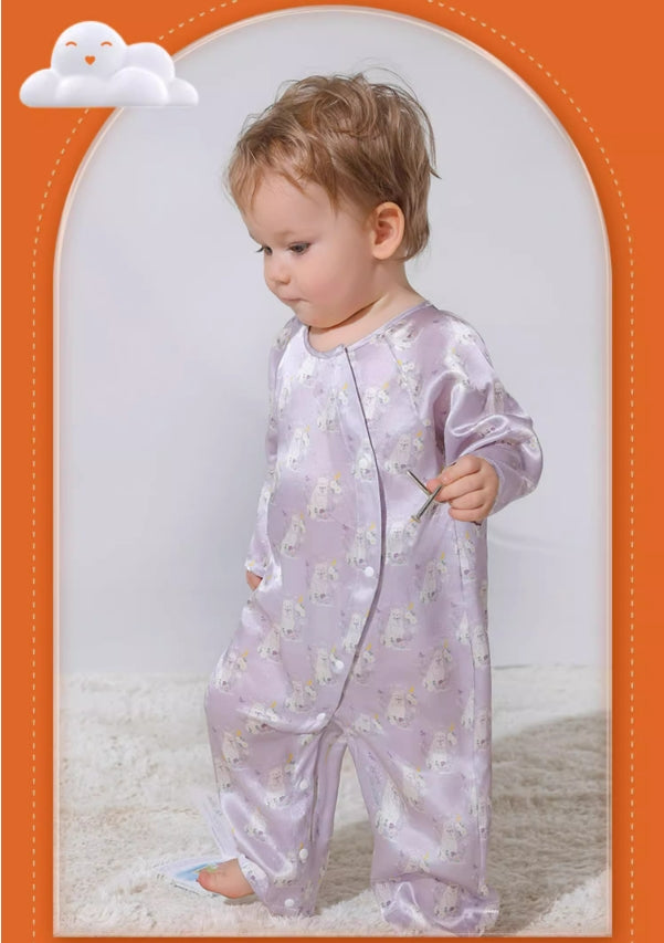 100%  Mulberry Silk Newborn Suit