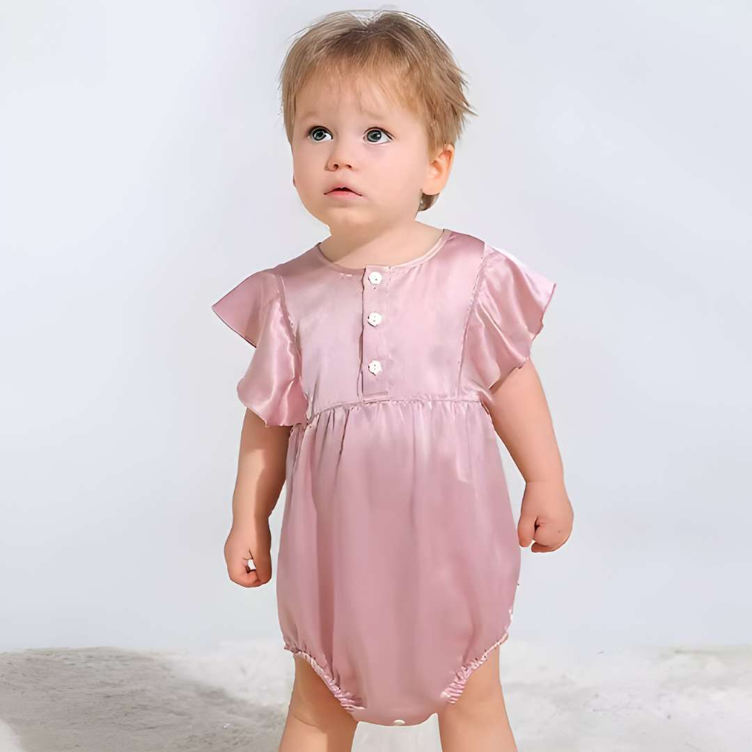 100% Mulberry Silk Baby Jumpsuit