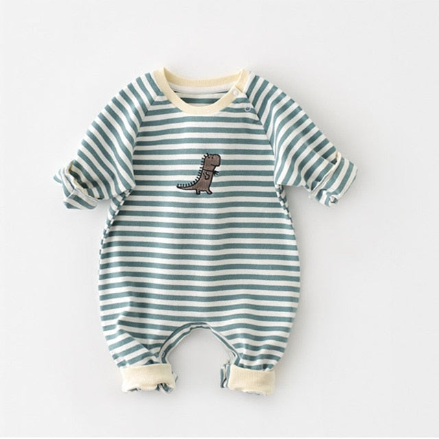 Newborn Baby Striped Rompers - Little OneSie