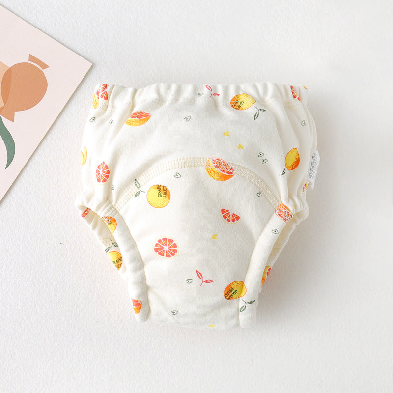 Cute Reusable Cotton waterproof Baby Diapers