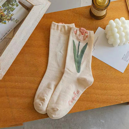 Spring Autumn Long Kids Socks