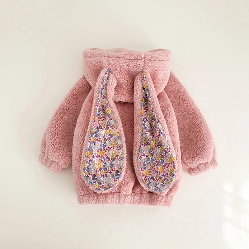 Baby Rabbit Hooded Romper