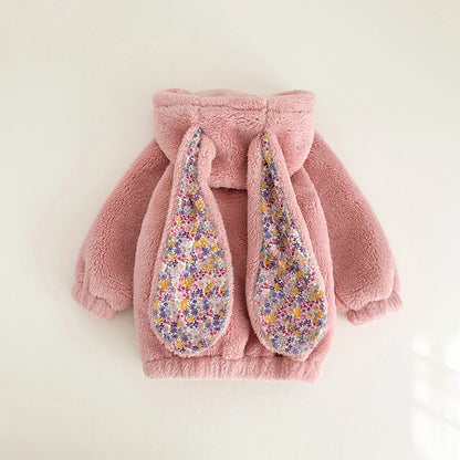 Baby Rabbit Hooded Romper