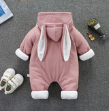 Cute Baby Bodysuit: Warm Cotton Romper - Little OneSie